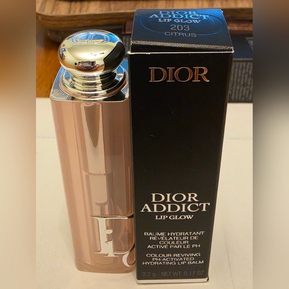 Dior Addict Lip Glow BALM 203 Citrus (Cool Undertone). BNIB - Picture 4 of 6